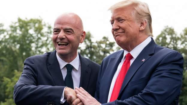Fifa president Gianni Infantino meets Donald Trump to discuss 2026 ...