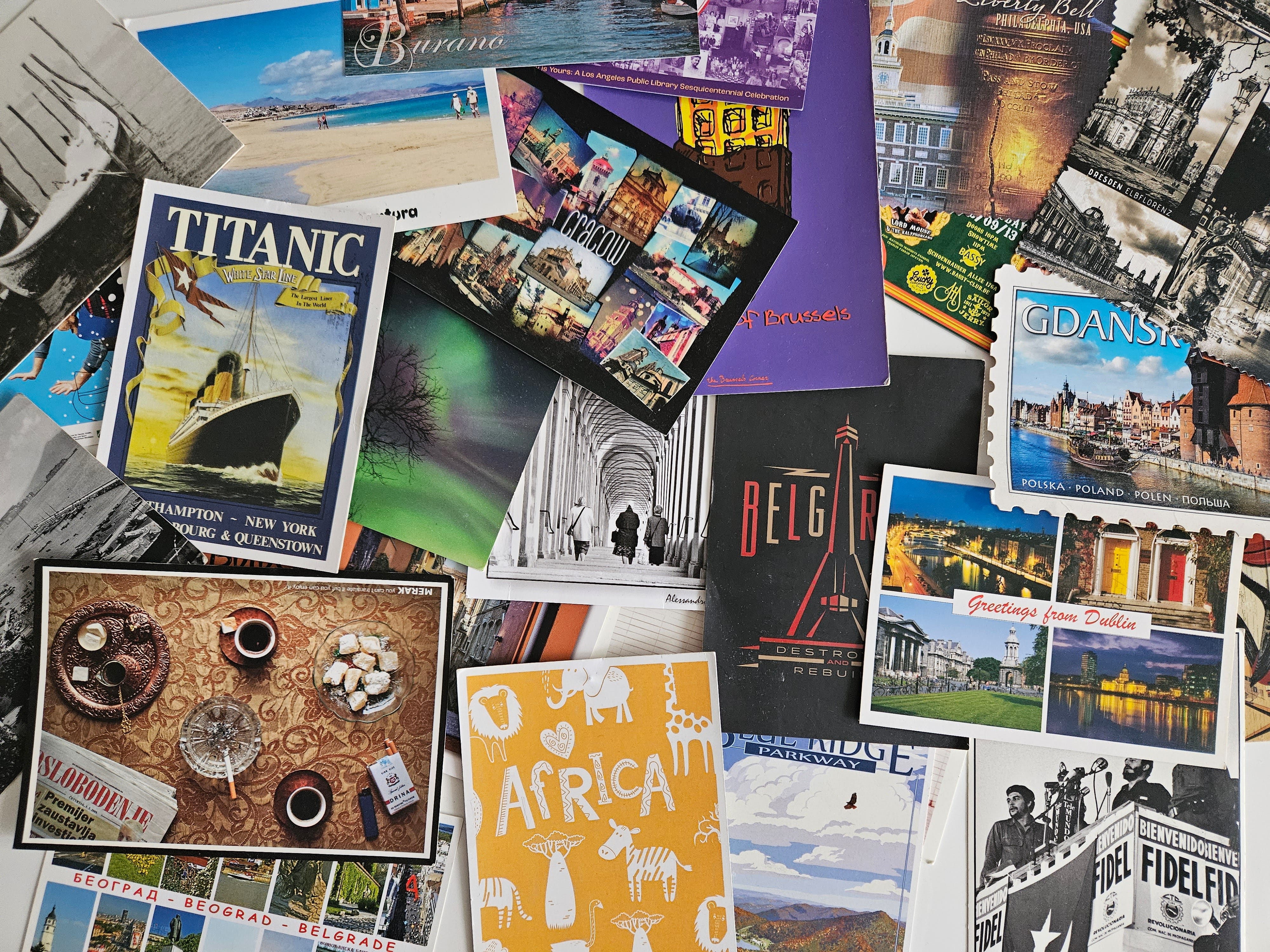 Postcard Collection Examples How and Why the Ritual of Sending Postcards Brings Joy and How to ...
