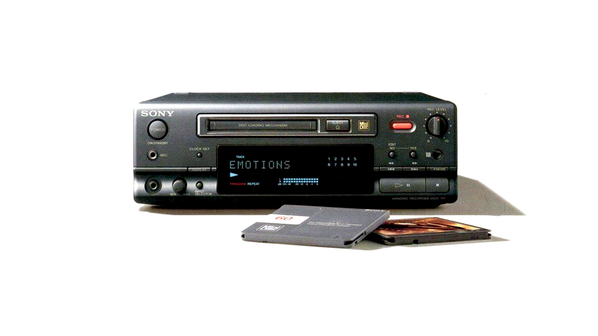 その他 SONY MINI DISC DECK MDS-DL1 Sony MDS-DL1 Mini Disc Deck Used, Tested, with scratches and