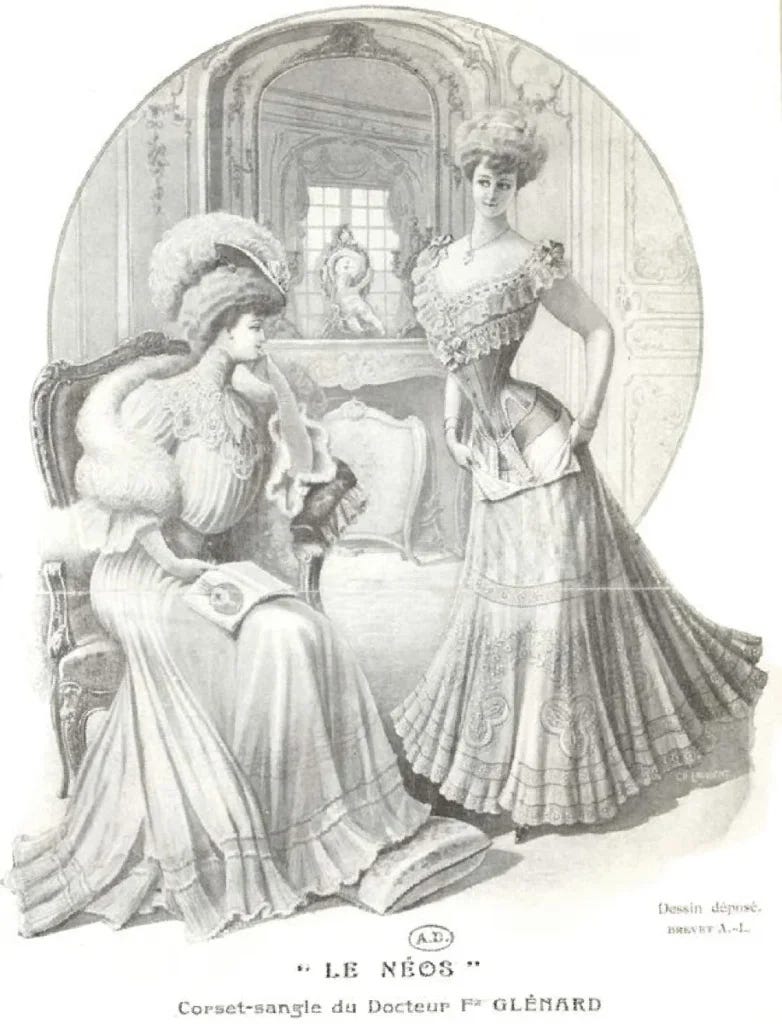 Le corset : Neos, 1907