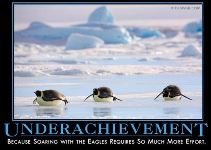 underachievement