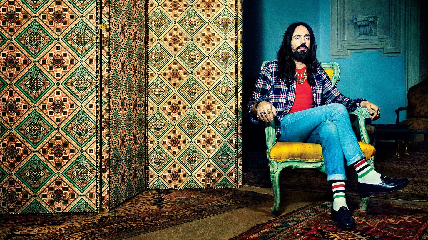 Praise Be Alessandro Michele, Gucci's Main Man | GQ