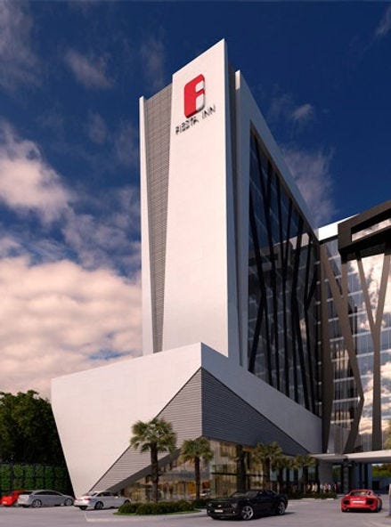 Render del primer proyecto de Fiesta Inn en López Mateos Render del primer proyecto de Fiesta Inn en López Mateos