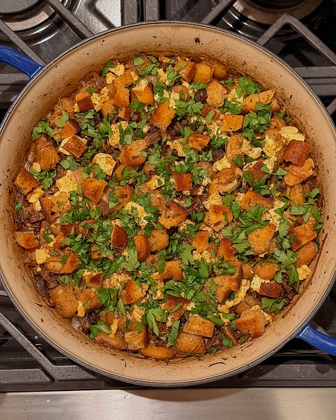 Hearty winter food 