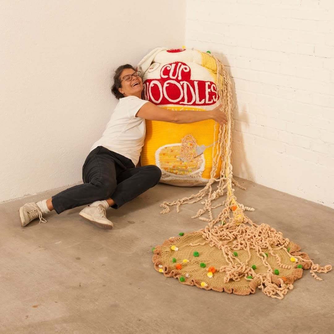 Sabina Speich's Crochet Giantfood: A Playful Manifesto on Excess