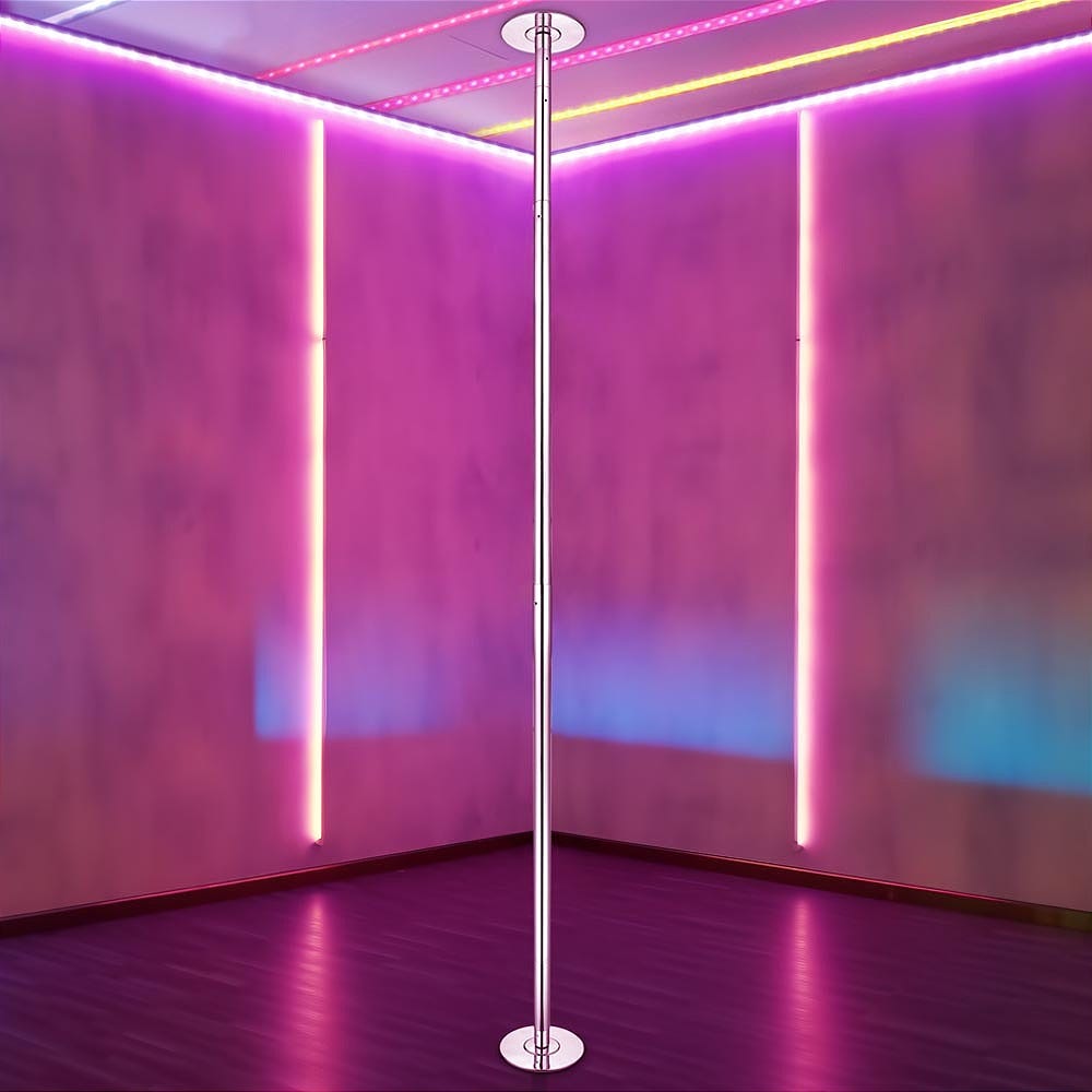 TheLAShop Dance Pole Static and Spinning Stripper Pole 9ft.