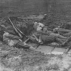 Red Flares and Shell Holes (2 May 1918)