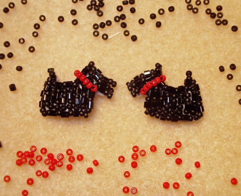 beaded scottie dog earrings scottish terrier akc sterling silver etsy holiday bead embroidery wearable art beaded scottie dog earrings scottish terrier akc sterling silver etsy holiday bead embroidery wearable art