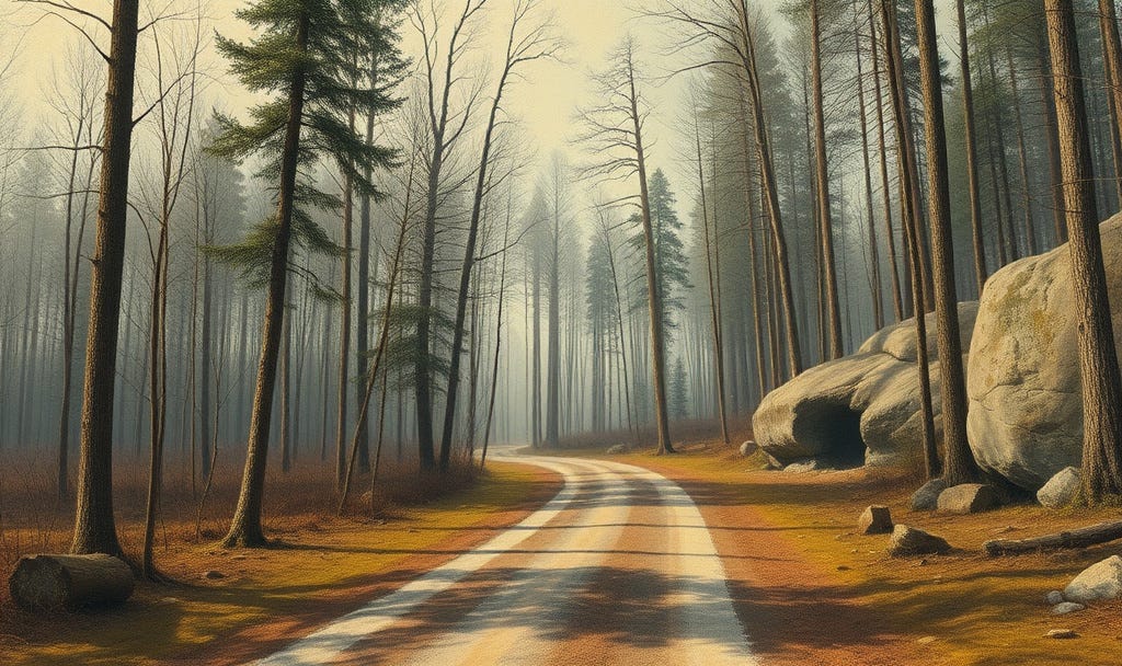 The 200-Year-Old Treasure Map Beneath a Forest Road