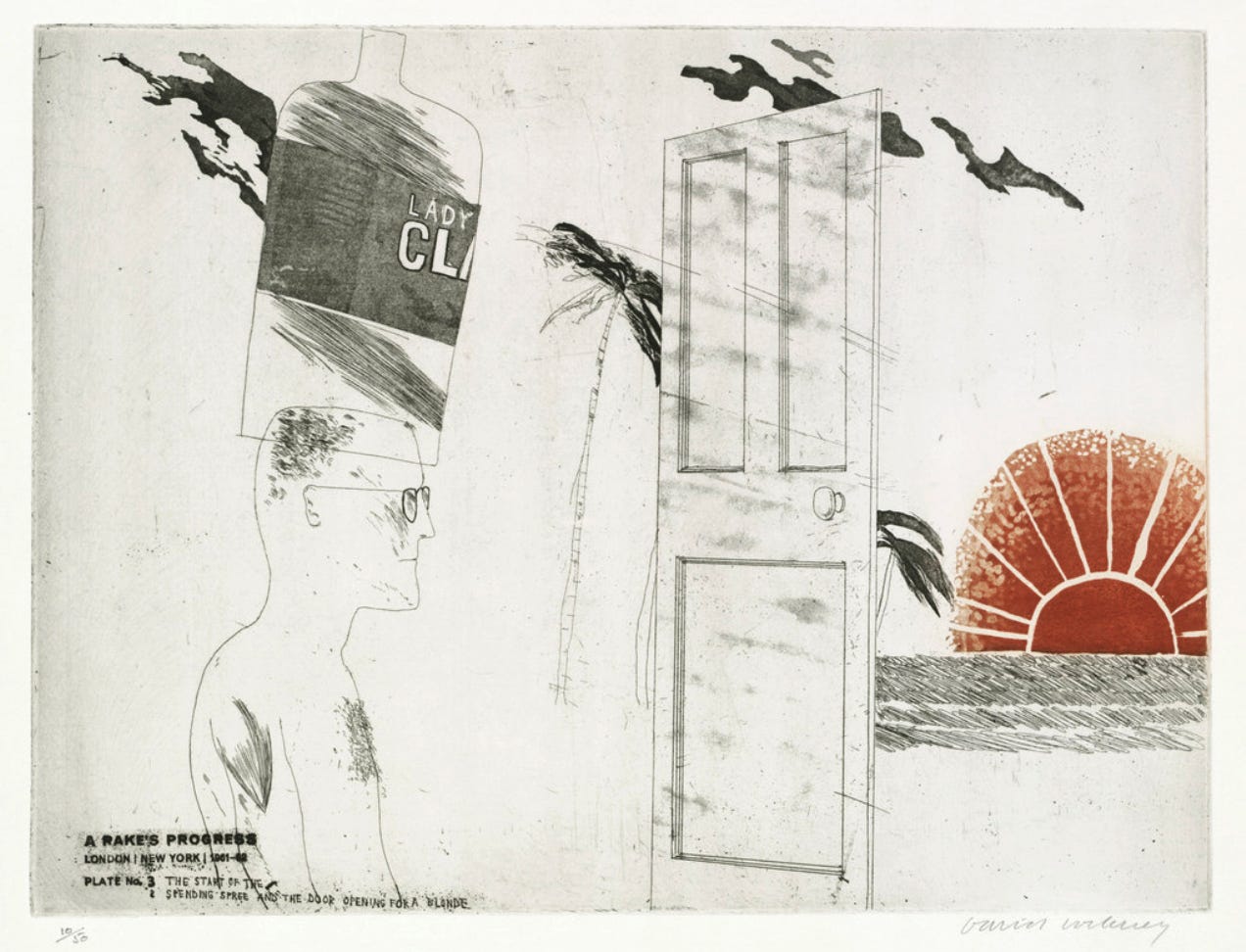 David Hockney: The Rake's Progress - by Bill Russell