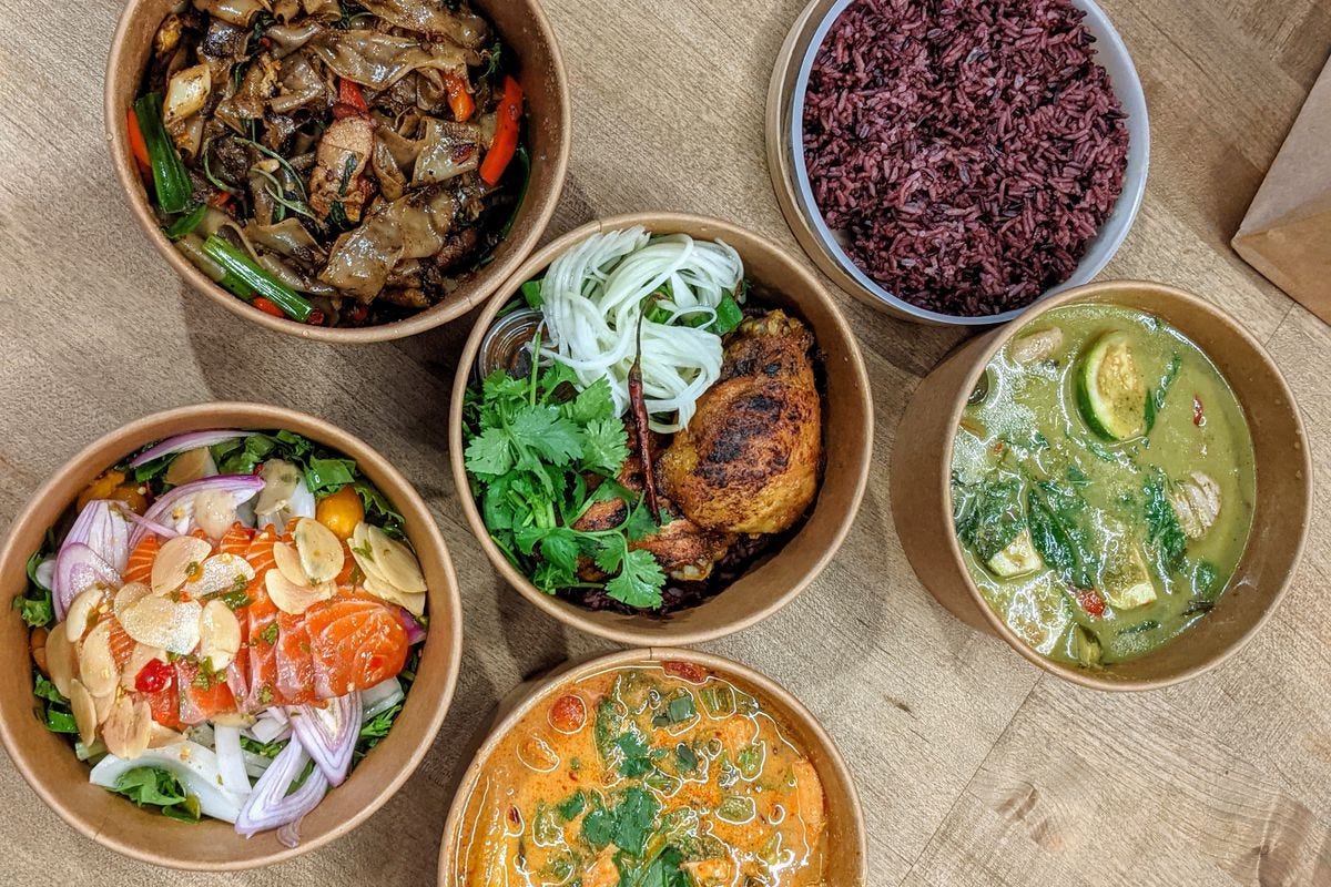 Thai dishes from Holy Basil in Downtown LA. Thai dishes from Holy Basil in Downtown LA.