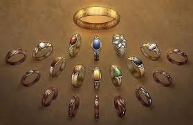 Three Rings for the Elven-kings under the sky, Seven for the Dwarf-lords in  their halls of stone, Nine for Mortal Men, doomed to die, One for the Dark  Lord on his dark