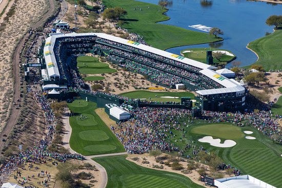 PGA TOUR's Waste Management Phoenix Open - Hole 16. The coliseum holds  16,000 people. - Picture of TPC Scottsdale - The Stadium Course -  Tripadvisor