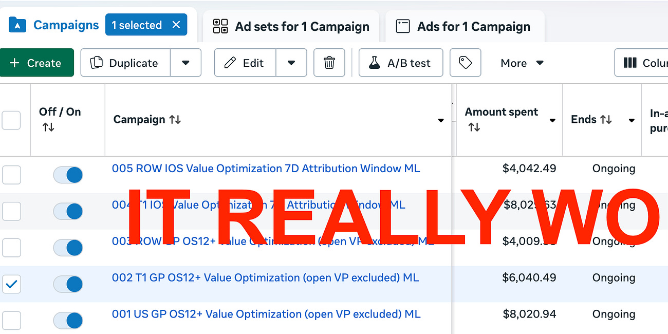 🧠 MVP UA Template: I want to launch first Meta campaigns. Now what?