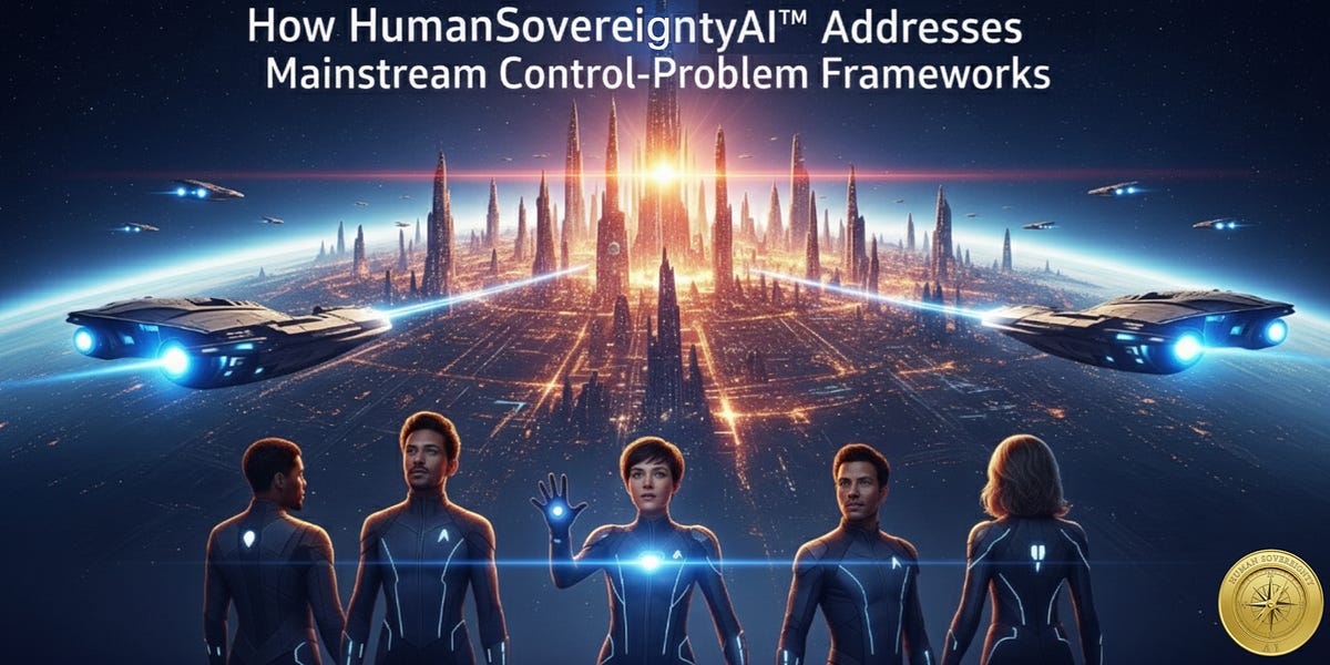 All Humans Control How HumanSovereigntyAI™ Addresses Mainstream Control-Problem Frameworks