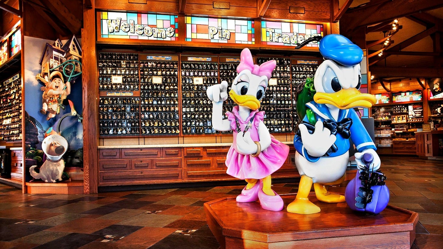 Machine Design Pin Disneyland adds pin vending machines with $18 mystery pins