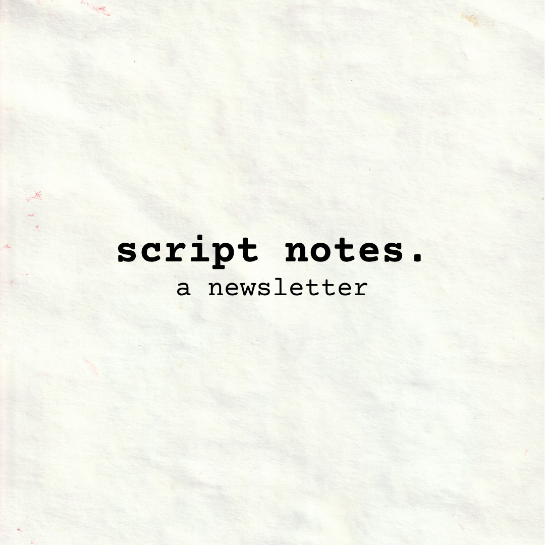 script notes.