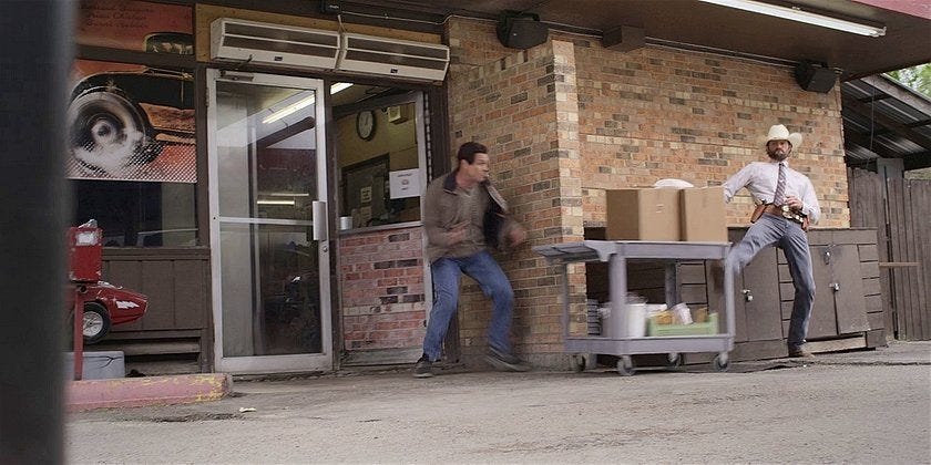 Walker Jared Padalecki opening legs up wide for a man running with cart 1.16. Walker Jared Padalecki opening legs up wide for a man running with cart 1.16.