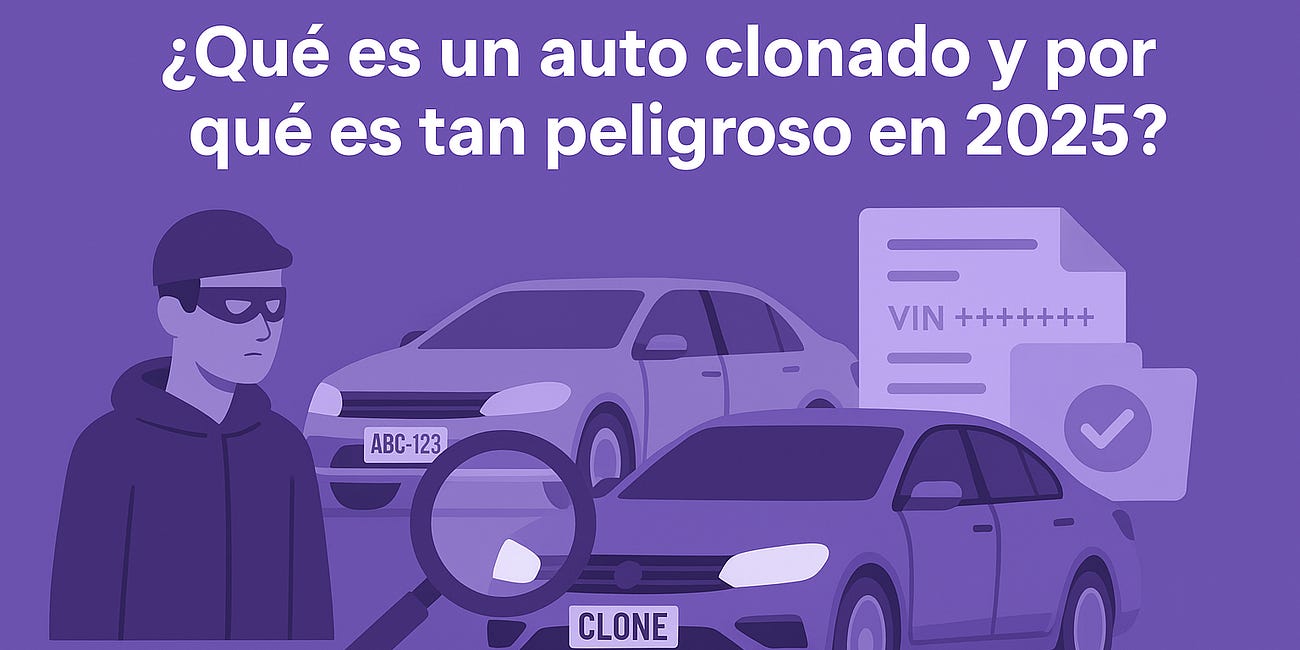 Autos Clonados en México 2025: Guía Definitiva para Detectarlos y Evitar Fraudes al Comprar un Auto Usado
