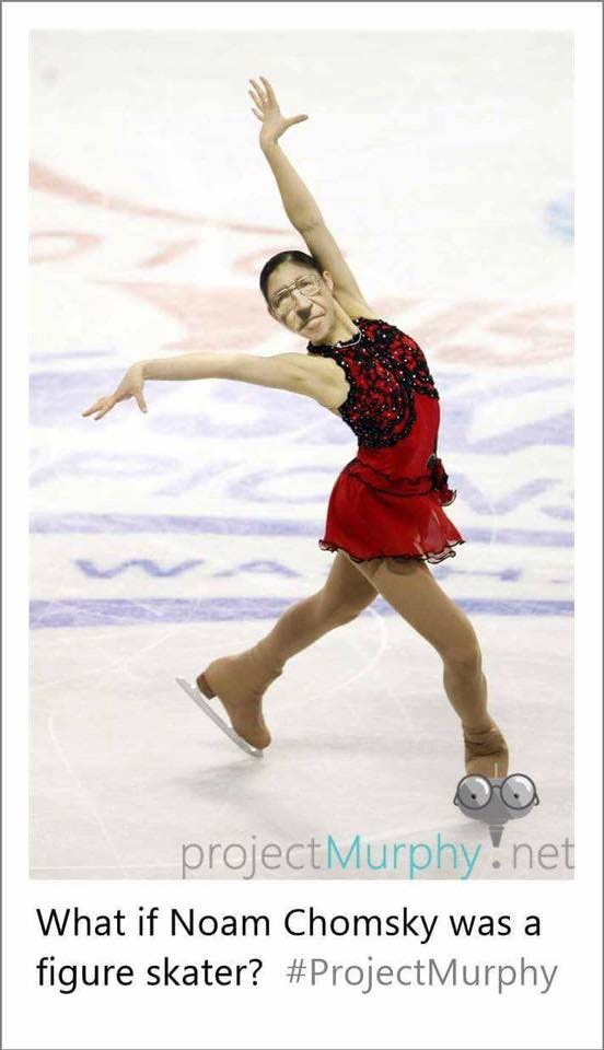 What if Noam Chomsky was a figure skater? What if Noam Chomsky was a figure skater?