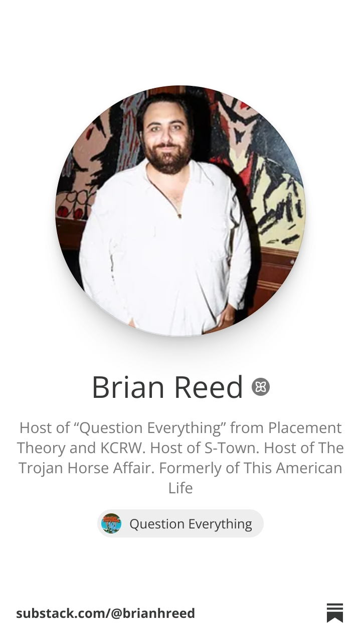 Brian Reed | Substack