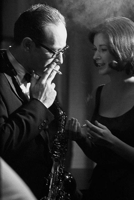 Paul Desmond smoking at Playboy's Penthouse — Limited Edition Print - Ted Williams | Iconic Images Paul Desmond smoking at Playboy's Penthouse — Limited Edition Print - Ted Williams | Iconic Images