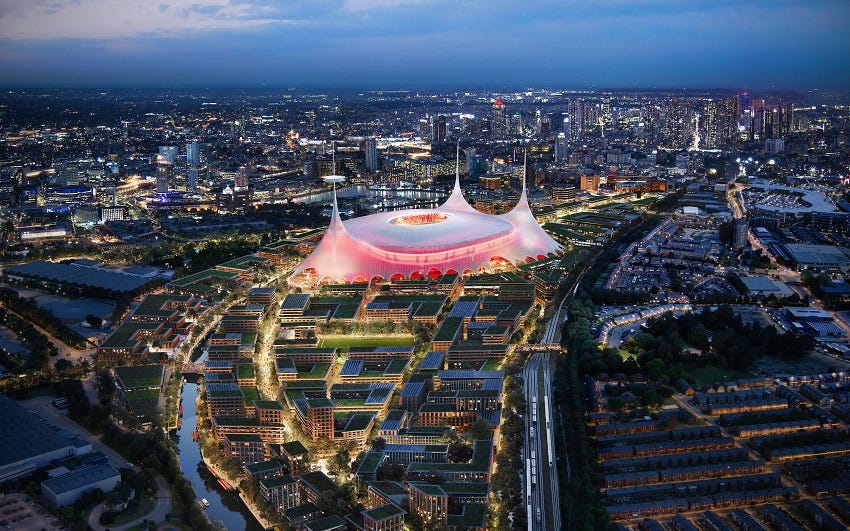 Designs for Old Trafford Stadium District revealed