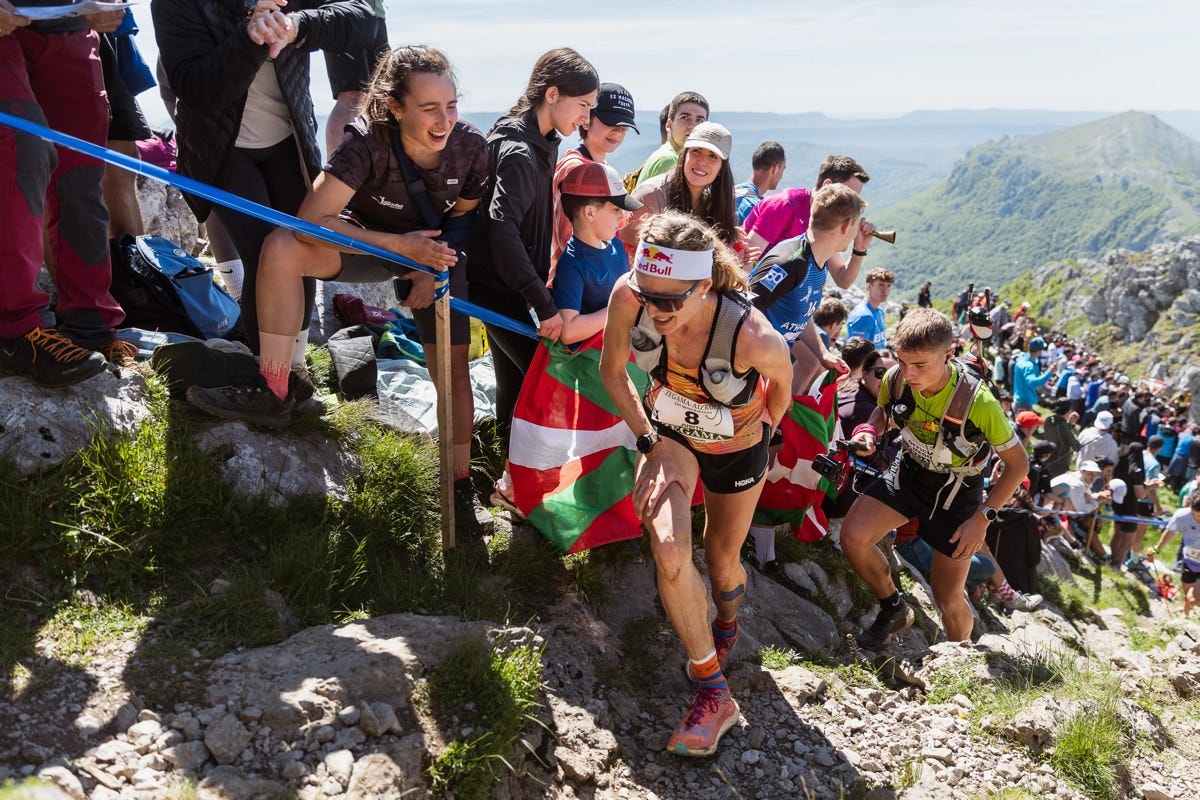 2025 Zegama-Aizkorri Marathon - Judith Wyder - second woman - Sancti Spiritu