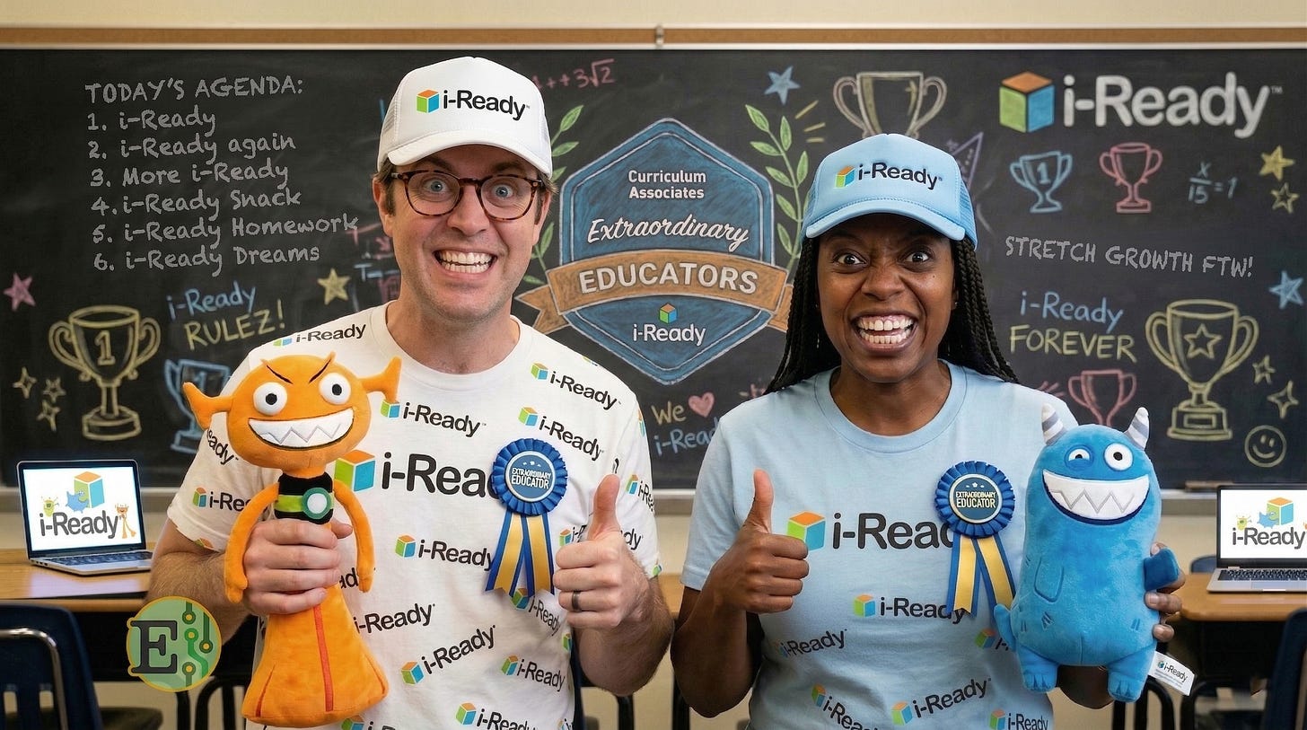 i-Ready's "Extraordinary Educators" Scam Turning Young Teachers Into i-Ready Shills - by John Allen Wooden i-Ready's "Extraordinary Educators" Scam Turning Young Teachers Into i-Ready Shills - by John Allen Wooden