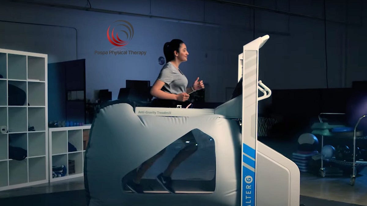 Running on Air: How NASA’s Anti-Gravity Treadmills Went from Space ...