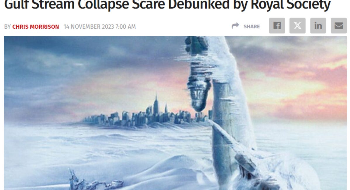 It's Worse Than We Thought: 'Gulf Stream Collapse Debunked' Becomes 'AMOC Ate My Global Warming' Which Becomes 'AMOC IS My Global Warming!'