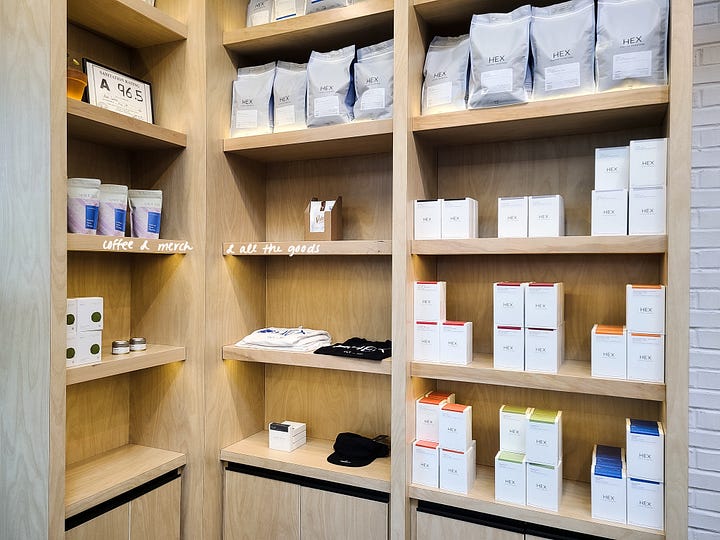 Hex Coffee coffee, merch, wine