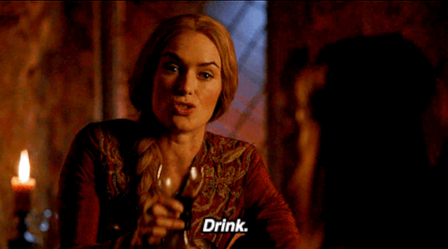17 Game of Thrones Drinking GIFs - Drink When