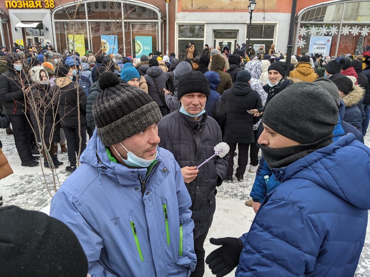 Три-два-раз, Путин — пид@ас! Репортаж с митинга Навального в Иркутске