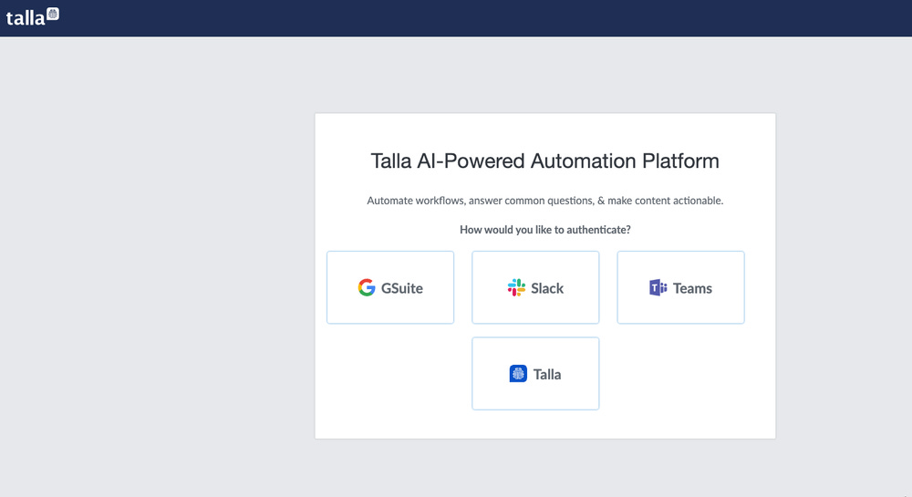 Ferramenta para RH baseada em IA: Talla AI Ferramenta para RH baseada em IA: Talla AI