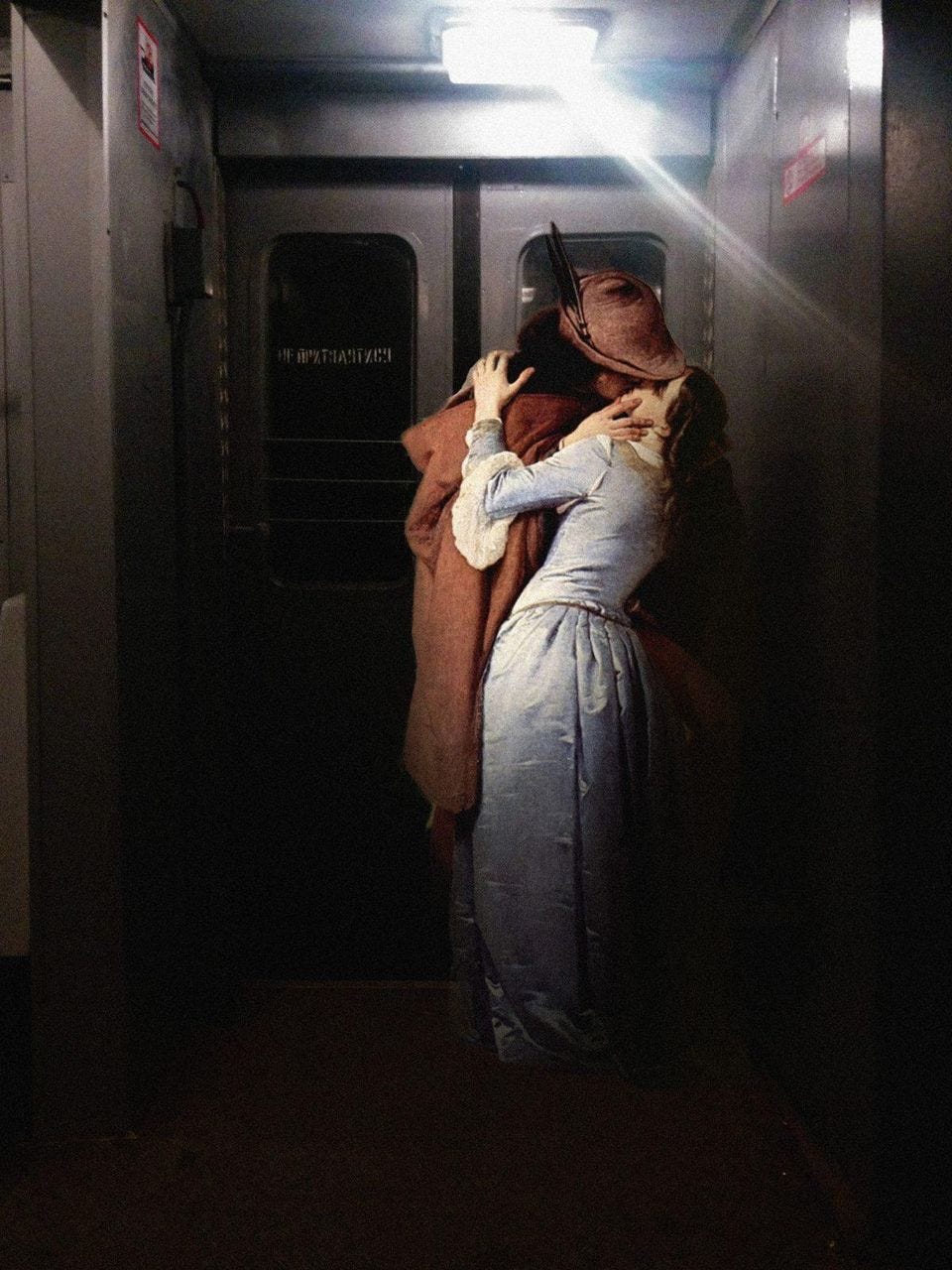 Inspired by Francesco Hayez’s ″The Kiss″ Inspired by Francesco Hayez’s ″The Kiss″