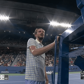 Daniil Medvedev Crashes Out