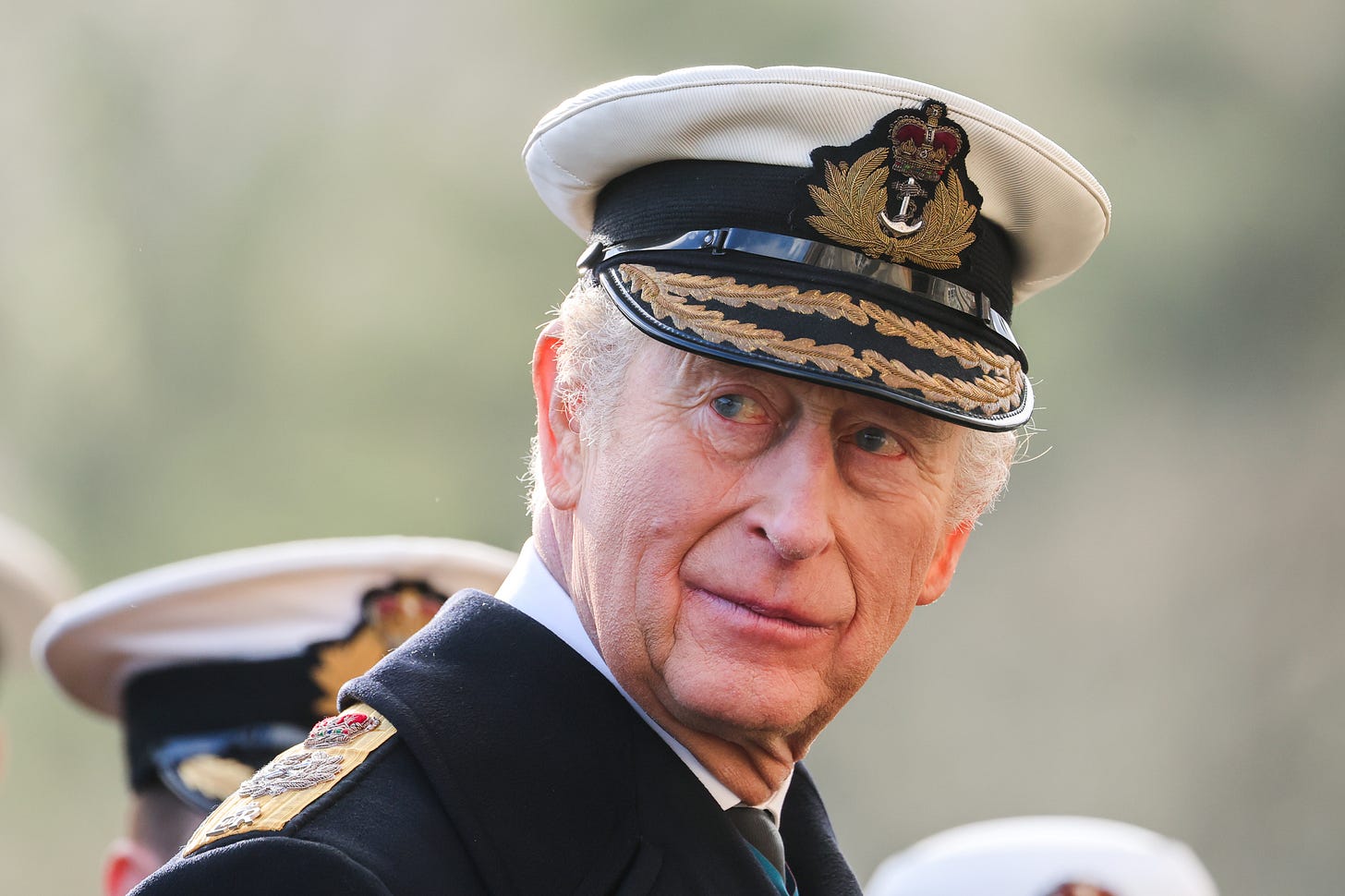 King Charles wearing uniform