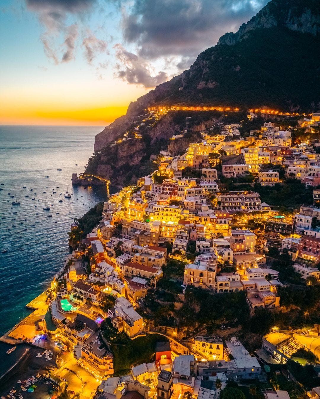 May be an image of Camogli and twilight May be an image of Camogli and twilight