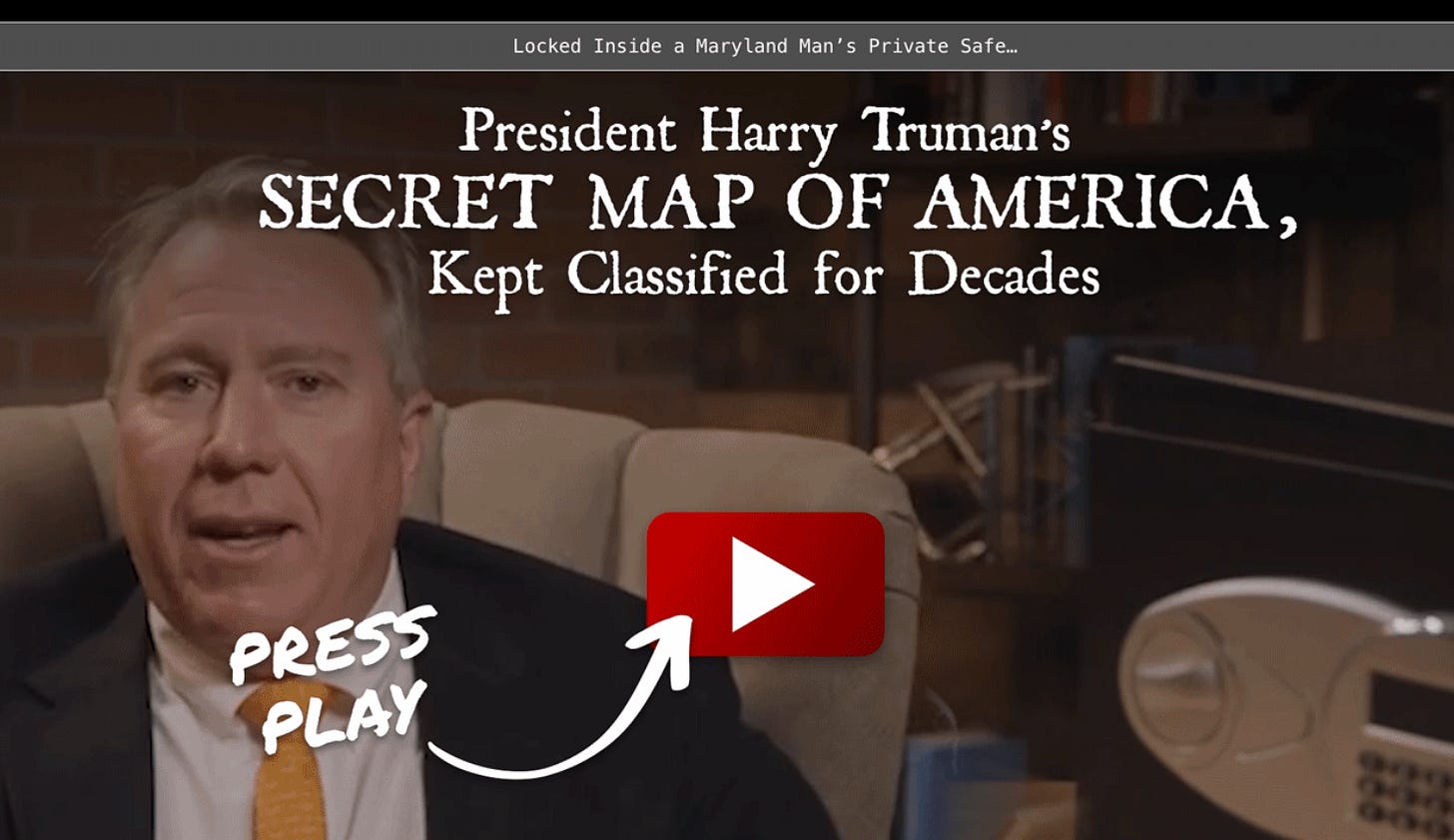 America's Forbidden Map from 1946 America's Forbidden Map from 1946