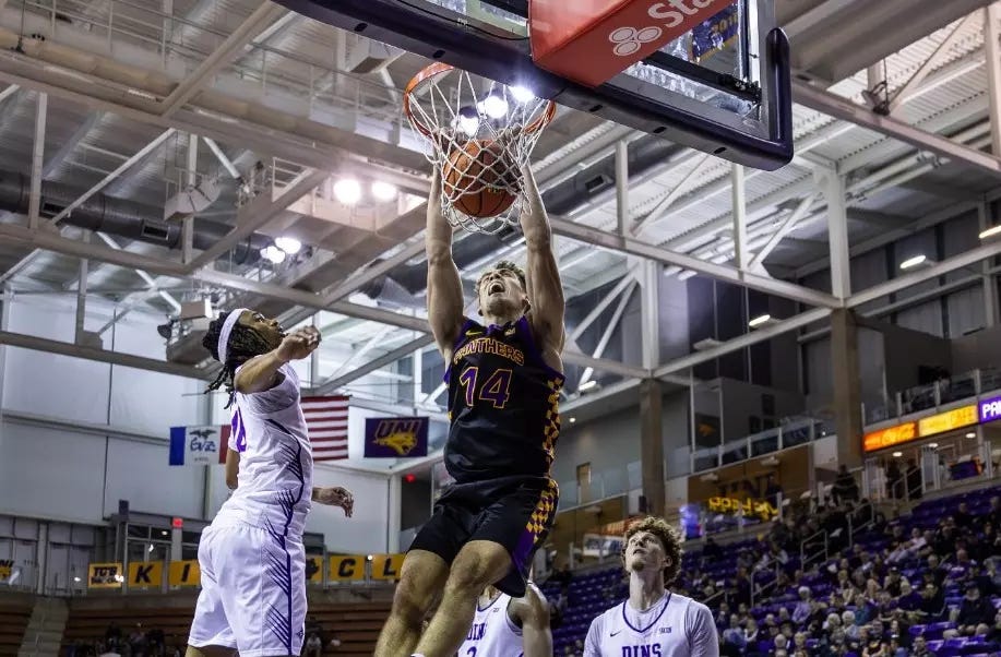 Tristan Smith - 2025-26 - Men's Basketball - UNI Athletics