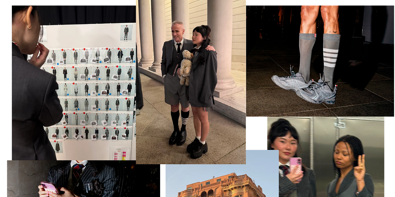 the thom browne show was a little lad convention