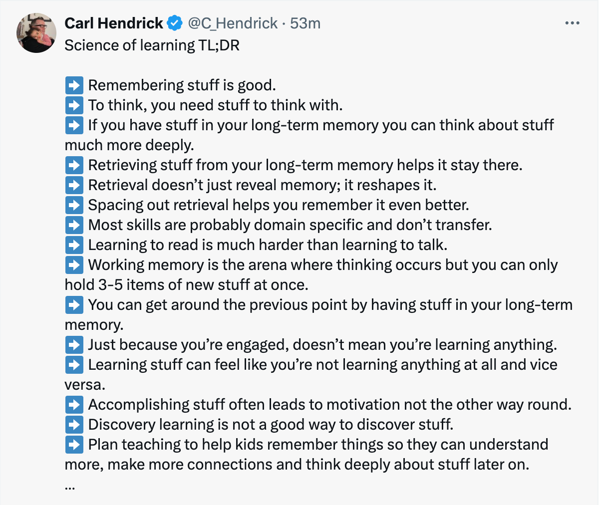 Understanding the mind to help students learn