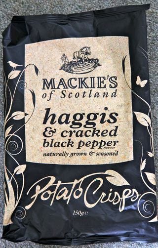 A - Scotland - Haggis potato chips A - Scotland - Haggis potato chips