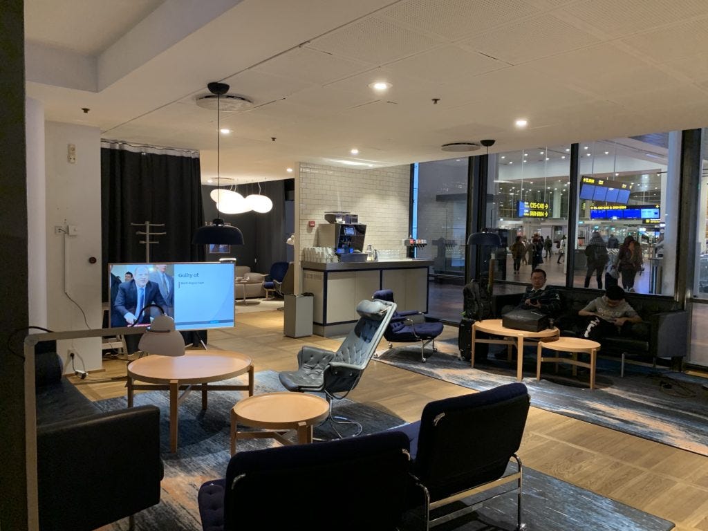 SAS Gold Lounge Copenhagen