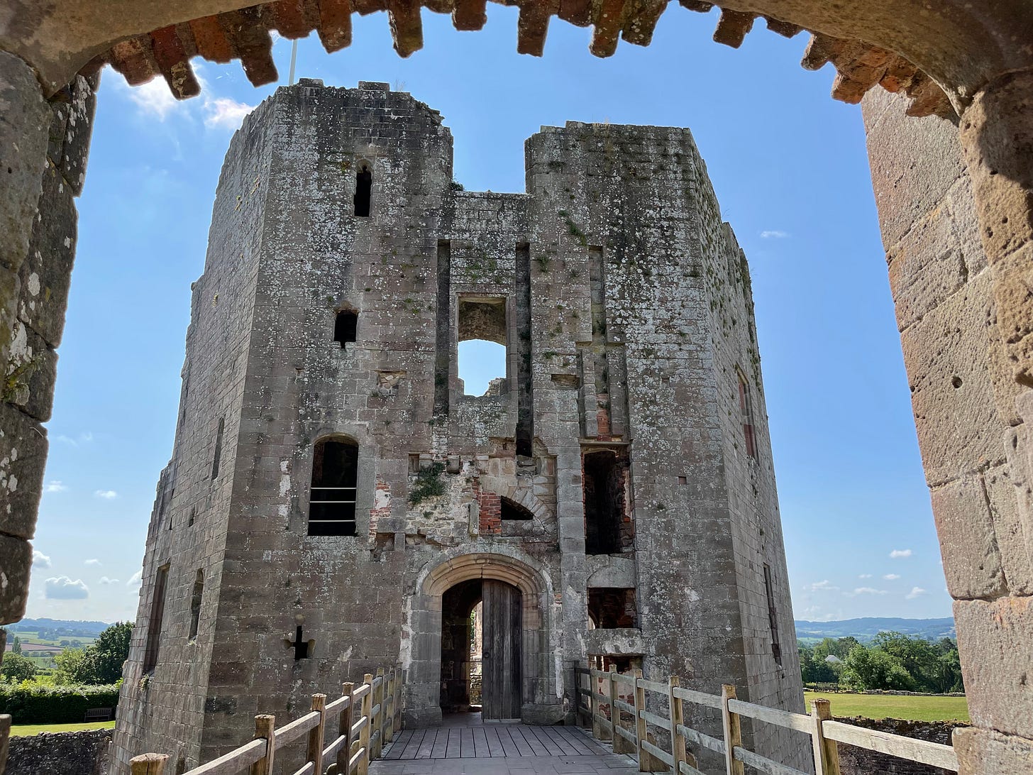 The Great Tower, Raglan Castle The Great Tower, Raglan Castle