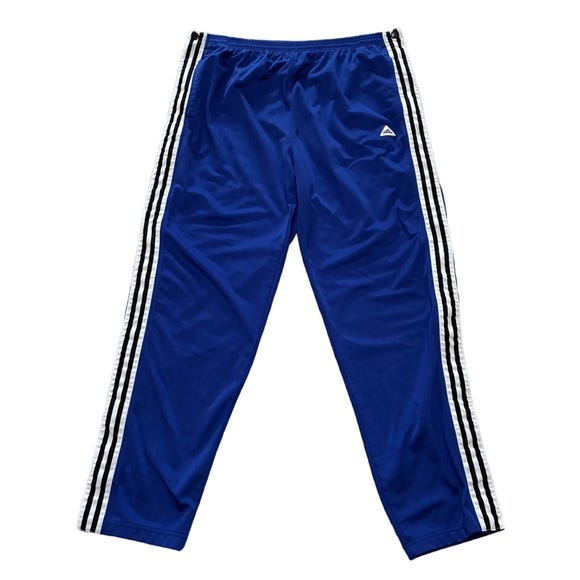 Vintage Adidas 3-Stripe Track Pants Men’s XXL Blue Athletic Sweatpants - Picture 1 of 7