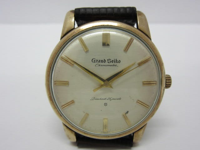 ブランド祭 時計祭 SEIKO グランドセイコー 25石 Grand Seiko クロノメーター 手巻き 稼働品 メンズ腕時計