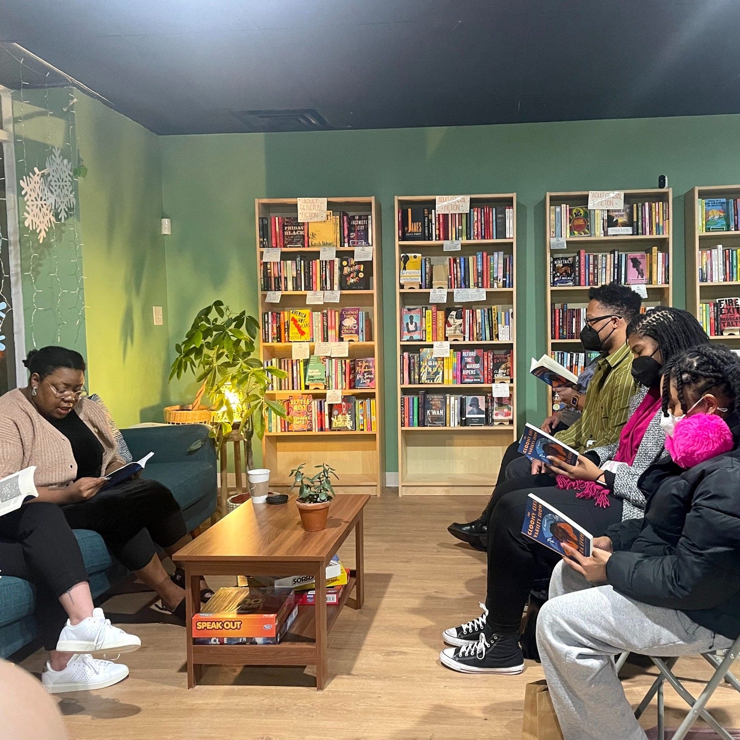 Photo by Freda Ndidi Epum on January 31, 2025. May be an image of 4 people, people studying, sofa, book, office and text.
