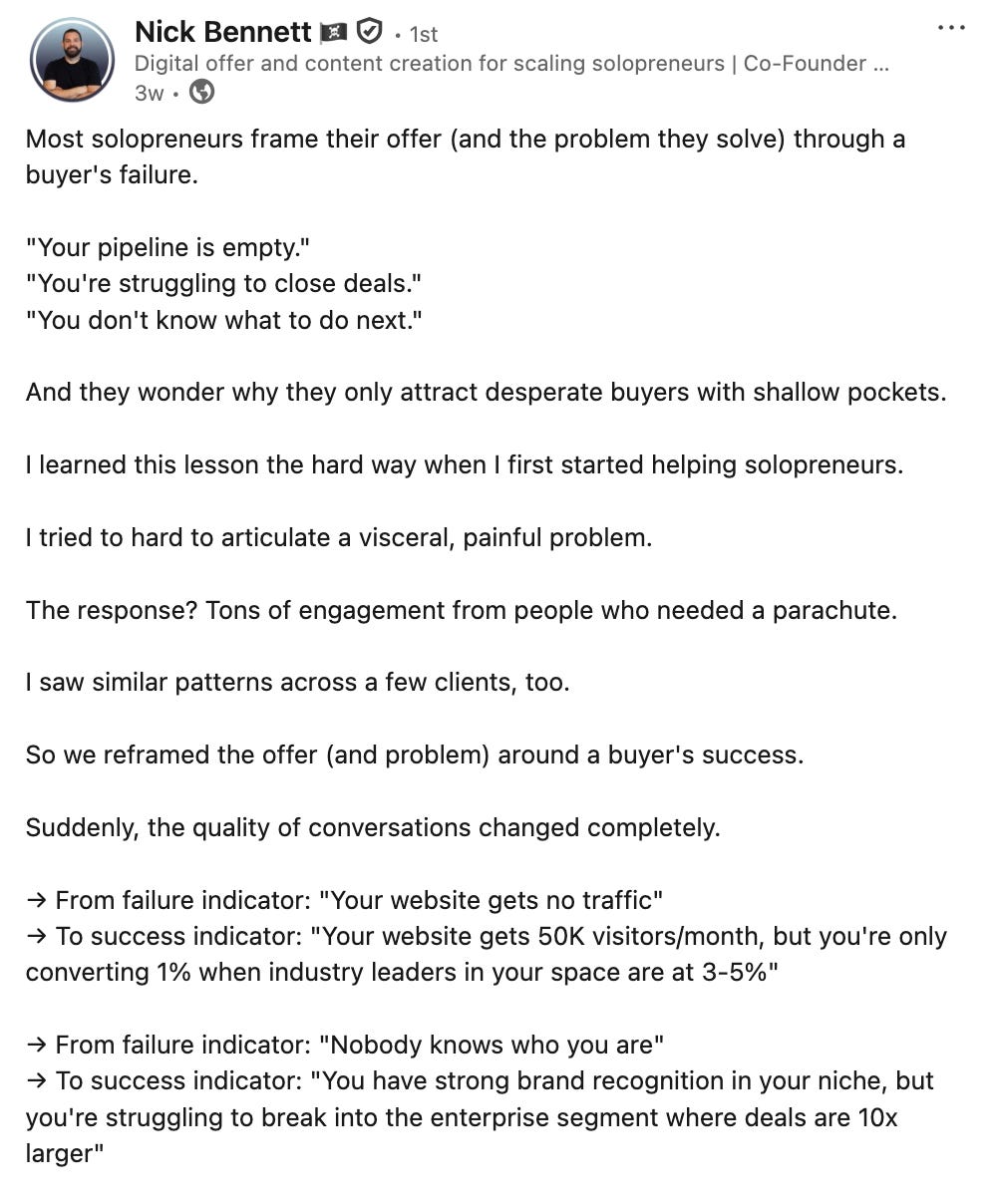 Elevate The Problem: How solos turn cheap problems into premium ...